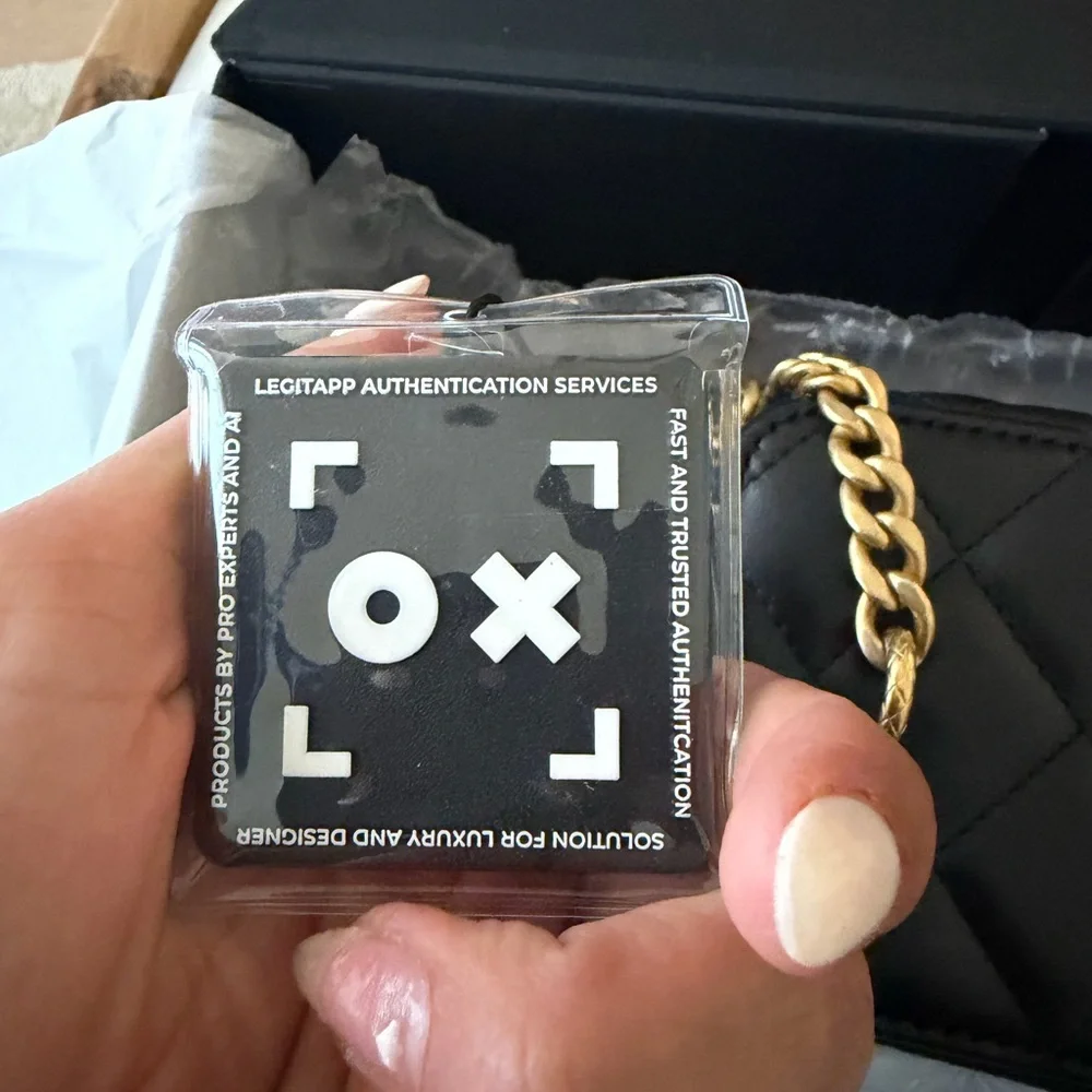 CHANEL small Vanity Crossbody with Gold Chain
